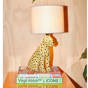 Urban outfitters Cheetah lamp.  New in box.  Never opened. All original packing.
